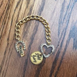Gold Juicy Couture bracelet